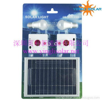 DC Solar Light for Household Camping with 3W LED Light and Mobile Phone Changer